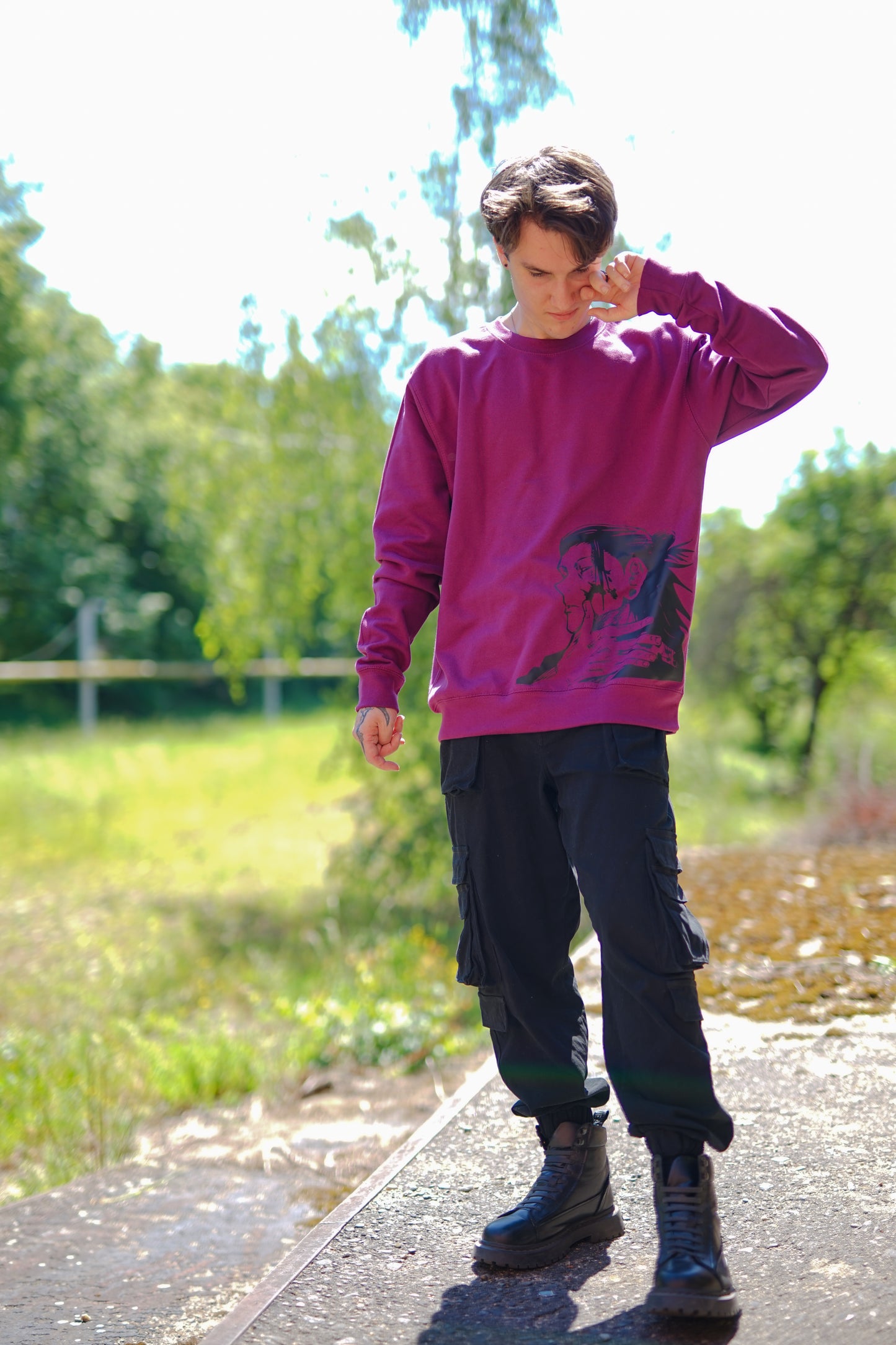 "Geto Suguru Playful Cloud" Sweatshirt